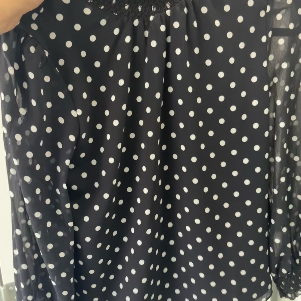 Polka dots xs top